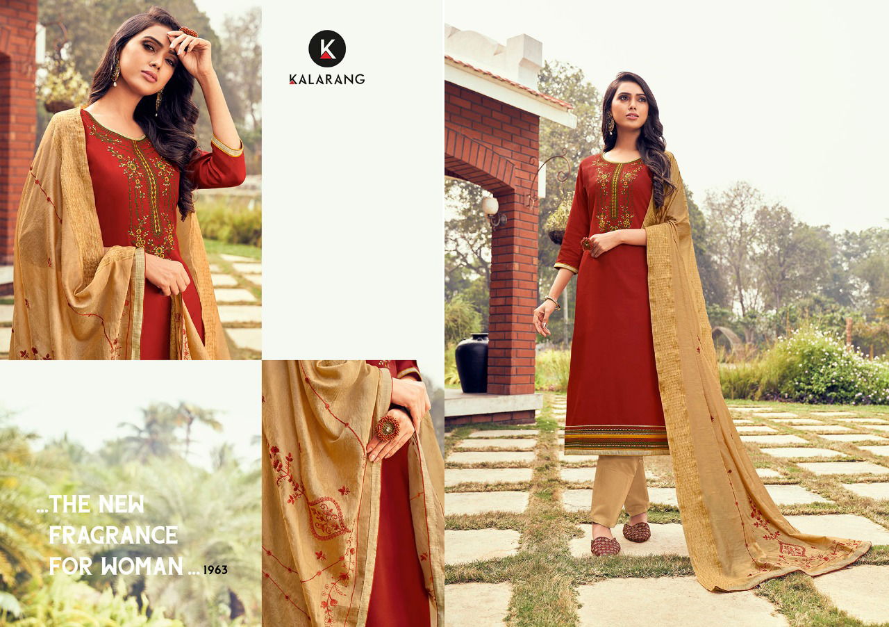 Kalarang Kitkat 3 Latest Casual Party Wear Designer Dress Materiel 